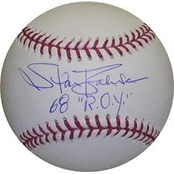 Stan Bahnsen Signed Official Major League Baseball 68 ROY (Yankees/White Sox)