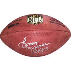 Sonny Jurgensen Signed Official NFL New Duke Football HOF 83 (Washington Redskins)