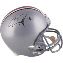 Carlos Hyde Signed Ohio State Buckeyes Mini Helmet #34- JSA Hologram