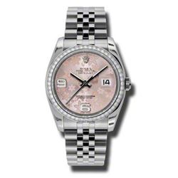 Rolex  Datejust 36 White Gold &Amp; Diamonds  Women Watch