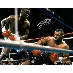 James "Buster" Douglas Signed 8X10 Photo (Close Up Knockout Vs Mike Tyson)