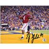 Image 1 : TJ Yeldon Signed Alabama Crimson Tide 8X10 Photo #4 (Horizontal TD Vs LSU)