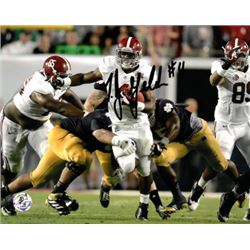 TJ Yeldon Signed Alabama Crimson Tide 8X10 Photo #4 (Horizontal Run Vs Notre Dame)