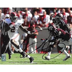 Derrick Henry Signed Alabama Crimson Tide 11X14 Photo #2 (Hand Up Heisman Pose)- Henry Hologram