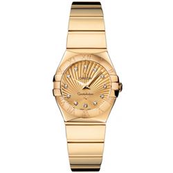 Omega  Constellation Polished Quartz 24Mm  Women Watch