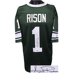 Andre Rison Signed Michigan State Spartans TB Green Custom Jersey