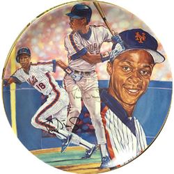 Darryl Strawberry Signed New York Mets Gartlan USA "Dar-Ryl" Ceramic Plate Limited To 10000 By Micha