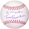 Image 1 : Tom Lasorda Signed Official Major League Baseball "To Mark" (LA Dodgers)