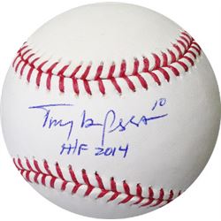 Tony La Russa Signed Rawlings Official Major League Baseball HOF 14 (St. Louis Cardinals/White Sox/A