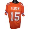 Image 1 : Tim Tebow Florida Gators Unsigned Orange Custom Jersey XL
