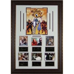 Ray Bolger Unsigned The Wizard Of Oz 27X39 Engraved Signature Series Leather Framed 7 Photos W/Cast 