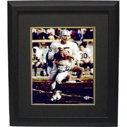 Tom Flores Signed Oakland Raiders 8X10 Photo Custom Framed