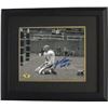 Image 1 : Y.A. Tittle Signed New York Giants Blood Sepia Horizontal 8X10 Photo HOF 71 Custom Framed