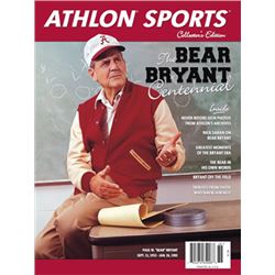 2013 Athlon Sports Paul Bear Bryant Alabama Crimson Tide College Football Magazine-Centennial Collec