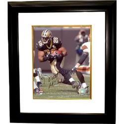 Deuce Mcallister Signed New Orleans Saints 16X20 Photo Custom Framed