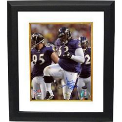 Terrence Cody Signed Baltimore Ravens 8X10 Photo Custom Framed "Mount"- Tri-Star Hologram