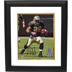 Mark Ingram Signed New Orleans Saints 8X10 Photo Custom Framed- Ingram Hologram