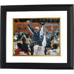 Tony Dungy Signed Indianapolis Colts 8X10 Photo SB XLI Carryoff Custom Framed- Steiner Hologram