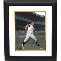 Whitey Ford Signed New York Yankees 16X20 Photo HOF 74 Custom Framed- MLB Hologram