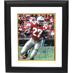 Eddie George Signed Ohio State Buckeyes 16X20 Photo Custom Framed (Heisman)- Steiner Hologram