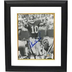 Brad Van Pelt Signed New York Giants 8X10 Photo Custom Framed (Deceased)