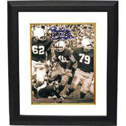 Hopalong Cassady Signed Ohio State Buckeyes 8X10 Sepia Photo Custom Framed 55 (Heisman)