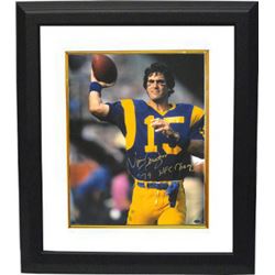 Vince Ferragamo Signed Los Angeles Rams 16X20 Photo Custom Framed '79 NFC Champs