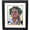 Image 1 : Jennie Finch Signed Olympic Team USA 16X20 Photo Custom Framed W/ Crown 04 US Gold (2004 Olympic Cer