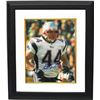 Image 1 : Heath Evans Signed New England Patriots 8X10 Photo Custom Framed