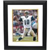 Image 1 : Marc Bulger Signed St. Louis Rams 16X20 Photo Custom Framed (White Jersey Pass)- Bulger Hologram