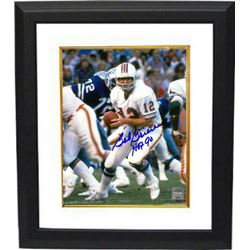 Bob Griese Signed Miami Dolphins 8X10 Photo Custom Framed HOF 90 (NSD)