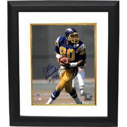 Kellen Winslow Signed San Diego Chargers 8X10 Photo Custom Framed HOF 95 (Blue Jersey)