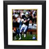Image 1 : Bo Jackson Signed Oakland Raiders 8X10 Photo Custom Framed (Vertical Black Jersey Running)- Steiner 