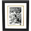 Image 1 : Ken Stabler Signed Alabama Crimson Tide 8X10 B&W Photo Custom Framed (QB Legends-Deceased)