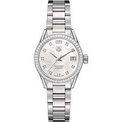 Tag Heuer  Carrera Automatic Diamond Dial &Amp; Bezel  Women Watch
