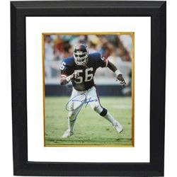 Lawrence Taylor Signed New York Giants 16X20 Photo Custom Framed