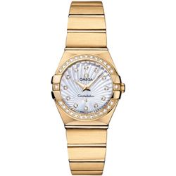 Omega  Constellation Brushed Quartz 24Mm  Women Watch
