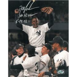 Doc Gooden Signed New York Yankees 8X10 Photo No Hitter 5-14-96