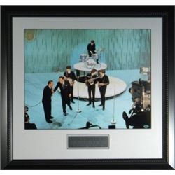 George Harrison Unsigned The Beatles 16X20 Photo Custom Framed Ed Sullivan Show (Entertainment)