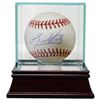 Image 1 : Eduardo Nunez Signed Rawlings Official Major League Baseball W/ Glass Case- JSA Hologram (San Franci
