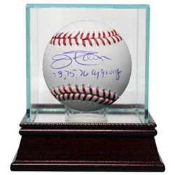 Jim Palmer Signed Official Major League Baseball 73, 75, 76 CY Young W/ Glass Case (Baltimore Oriole