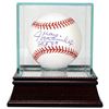 Image 1 : Juan Marichal Signed Official Major League Baseball HOF 83 W/ Glass Case (SF Giants)