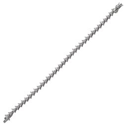 Sterling Silver-Cz Bracelet