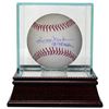 Image 1 : Reggie Jackson Signed Official Major League Baseball Mr. October W/ Glass Case- Steiner Hologram (Ne