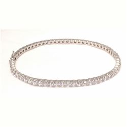 Sterling Silver-CZ Tennis Bracelet