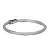 Image 1 : Silver Stainless Steel Magnet Mesh Bracelet