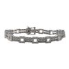 Image 2 : Sterling Silver CZ Bracelet With Safety Lock- 7.5