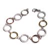 Image 1 : Sterling Silver-TRI CZ Bracelet