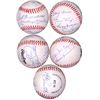 Image 1 : Eddie Mathews Signed 500 Home Run Club OFC National League Baseball W/ 11 Signatures- PSA Authentica