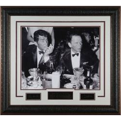 Dean Martin Unsigned Cocoanut Grove LA Drinking Signature Series B&W 16X20 Photo Leather Framed W/ F